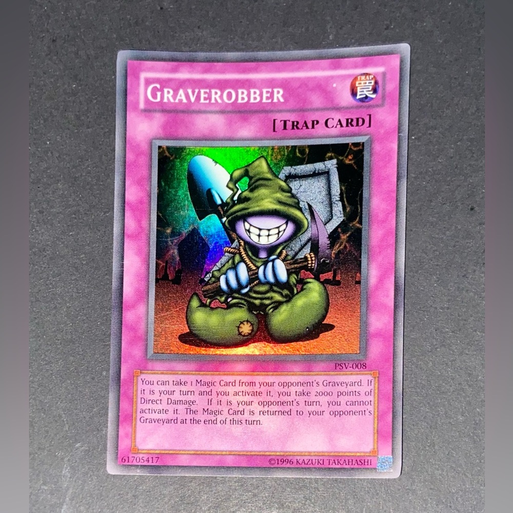 Grave Robber Holographic Yugioh Card - 1996